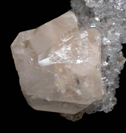 Calcite over Limonite Stalactites from Mina el Potosí, Level 16, Santa Eulalia District, Aquiles Serdán, Chihuahua, Mexico