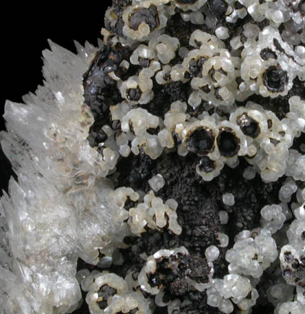Calcite and Smithsonite over Goethite-Hematite from Kelly Mine, Magdalena District, Socorro County, New Mexico