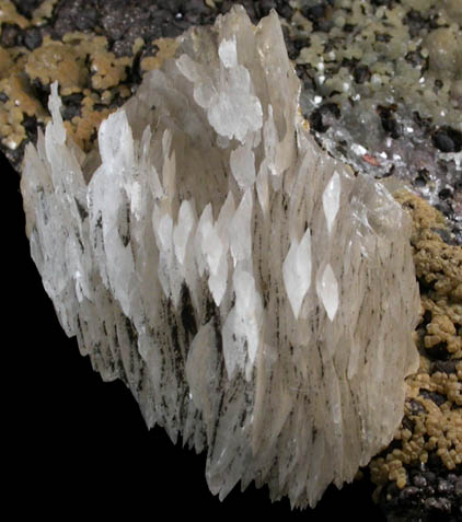 Calcite and Smithsonite over Goethite-Hematite from Kelly Mine, Magdalena District, Socorro County, New Mexico