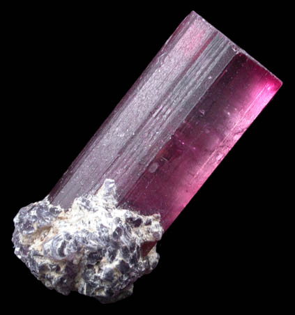 Elbaite var. Rubellite Tourmaline with Lepidolite from Minas Gerais, Brazil