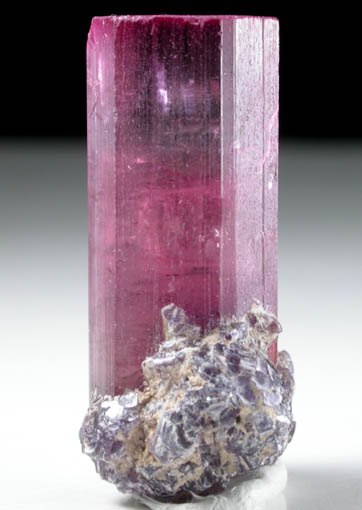 Elbaite var. Rubellite Tourmaline with Lepidolite from Minas Gerais, Brazil