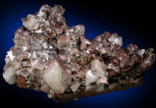 Calcite with Mimetite from Mina el Potos, Santa Eulalia District, Aquiles Serdn, Chihuahua, Mexico