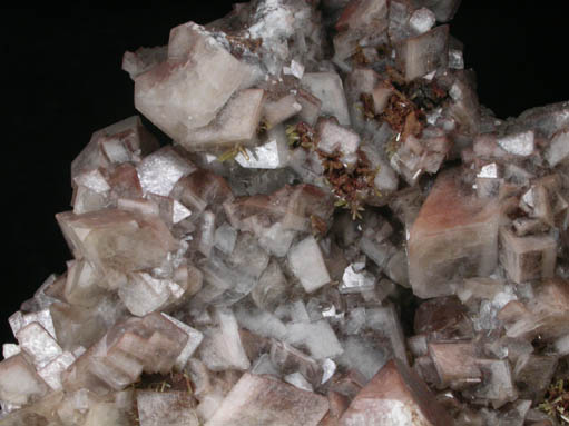 Calcite with Mimetite from Mina el Potosí, Santa Eulalia District, Aquiles Serdán, Chihuahua, Mexico