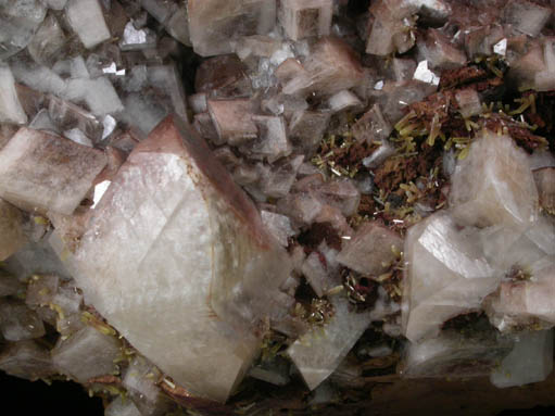 Calcite with Mimetite from Mina el Potos, Santa Eulalia District, Aquiles Serdn, Chihuahua, Mexico