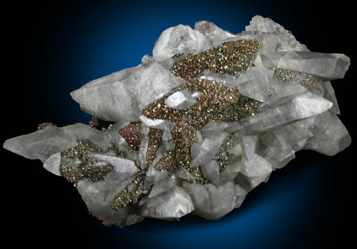 Calcite with Pyrite-Marcasite from Brushy Creek Mine, Viburnum Trend, Reynolds County, Missouri