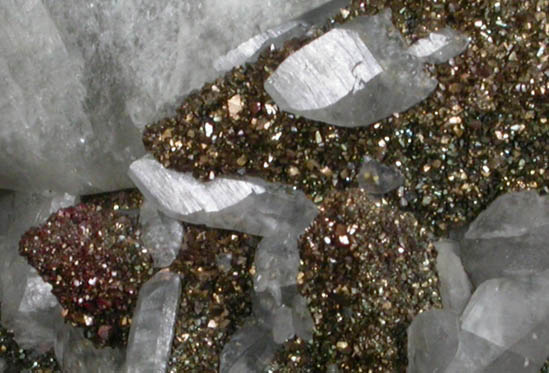 Calcite with Pyrite-Marcasite from Brushy Creek Mine, Viburnum Trend, Reynolds County, Missouri