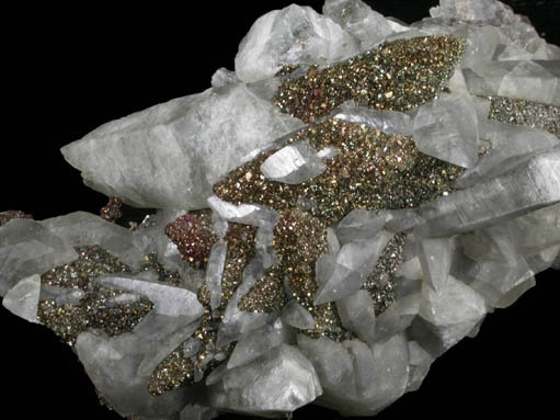 Calcite with Pyrite-Marcasite from Brushy Creek Mine, Viburnum Trend, Reynolds County, Missouri