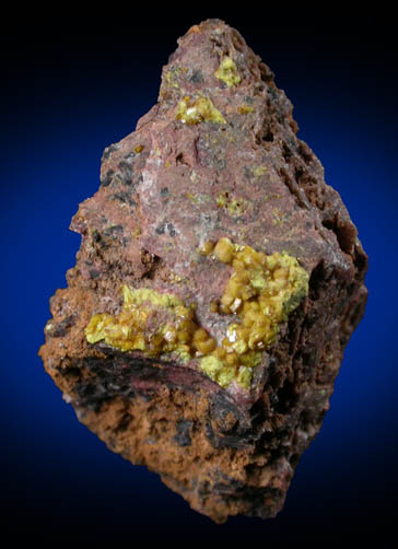 Soddyite from Swambo Hill, Katanga Copperbelt, Haut-Katanga Province, Democratic Republic of the Congo