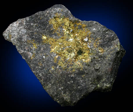 Sperrylite and Chalcopyrite from Vermillion Mine, Denison Township, Sudbury District, Ontario, Canada (Type Locality for Sperrylite)