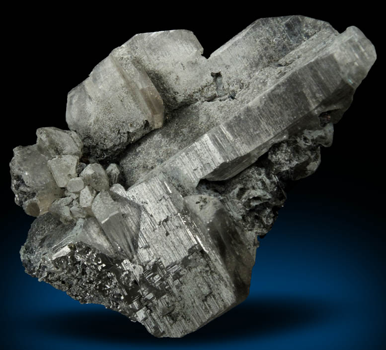 Cerussite with Galena inclusions from Tsumeb Mine, Otavi-Bergland District, Oshikoto, Namibia