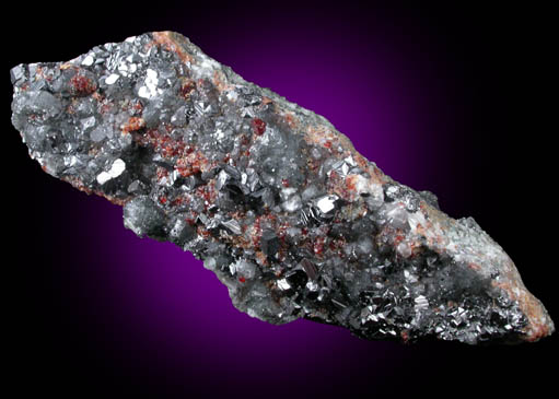 Chondrodite, Magnetite, Calcite from Palabora Mine, Limpopo Province, South Africa