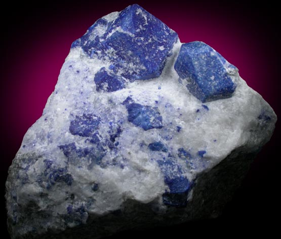 Lazurite var. Lapis Lazuli from Sar-e-sang, Kokscha Valley, Badakshan, Afghanistan (Type Locality for Lazurite)