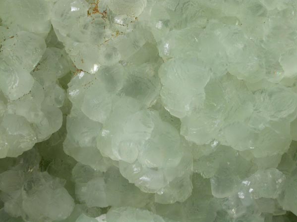 Prehnite from Upper New Street Quarry, Paterson, Passaic County, New Jersey