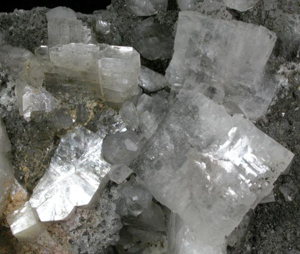 Heulandite on Quartz from Upper New Street Quarry, Paterson, Passaic County, New Jersey