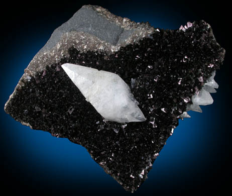 Calcite on Calcite from Pershing Mine, Attica, Marion County, Iowa