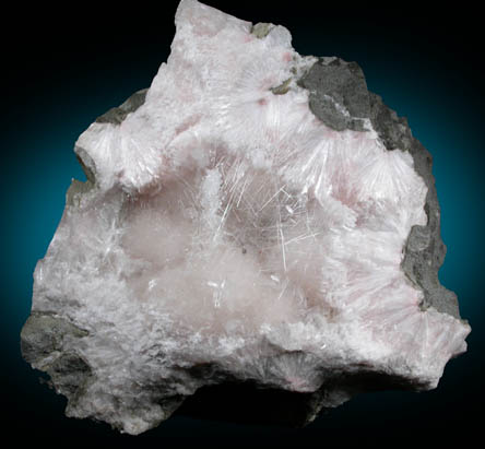 Pectolite, Natrolite, Apophyllite from Prospect Park Quarry, Prospect Park, Passaic County, New Jersey