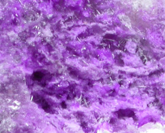 Sugilite with Pectolite on Quartz from Wessels Mine, Kalahari Manganese Field, Northern Cape Province, South Africa