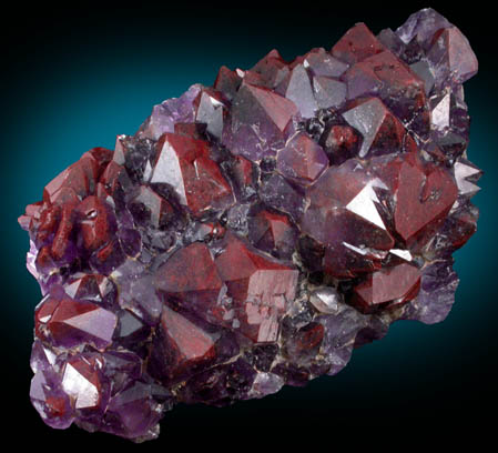 Quartz var. Amethyst Quartz with Hematite inclusions from Thunder Bay District, Ontario, Canada