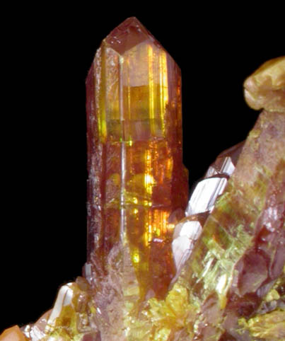 Orpiment from Quiruvilca District, Santiago de Chuco Province, La Libertad Department, Peru