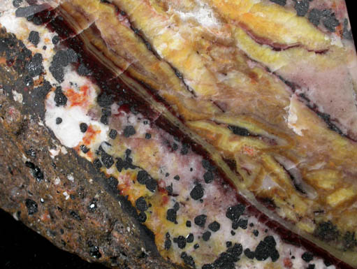 Willemite in Franklinite and Zincite from Franklin, Sussex County, New Jersey (Type Locality for Franklinite and Zincite)