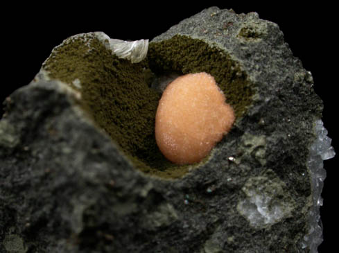 Phillipsite with Saponite and Calcite from near Horseshoe Dam, Maricopa County, Arizona