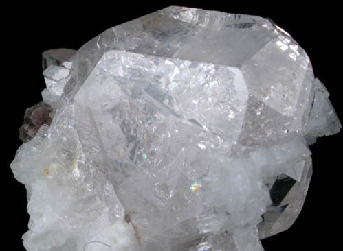 Beryl var. Morganite on Albite from Conselheiro Pea, Minas Gerais, Brazil