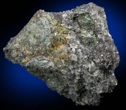 Siegenite with Chalcopyrite and Dolomite from Ellington, Viburnum Trend, Reynolds County, Missouri