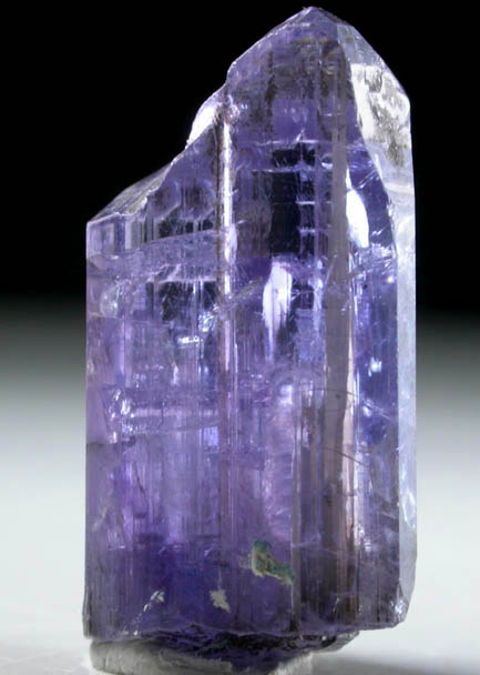 Tanzanite Crystal (Tanzanite = the blue gem variety of Zoisite) from Merelani Hills, western slope of Lelatama Mountains, Arusha Region, Tanzania (Type Locality for Tanzanite)