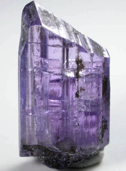 Tanzanite Crystal (Tanzanite = the blue gem variety of Zoisite) from Merelani Hills, western slope of Lelatama Mountains, Arusha Region, Tanzania (Type Locality for Tanzanite)