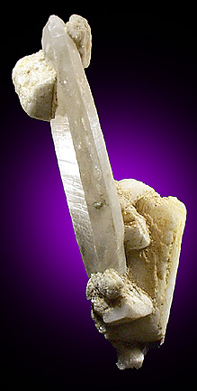 Albite on Quartz from Gilgit-Baltistan, Pakistan