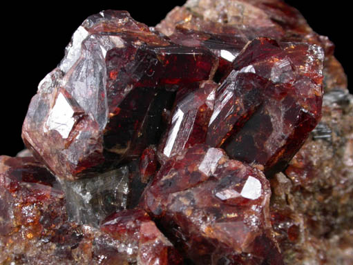 Almandine Garnet from Mount Apatite, Auburn, Androscoggin County, Maine