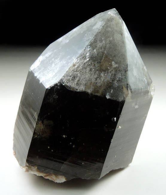 Quartz var. Smoky Quartz from Hobbs Brook, east slope of Blue Mountain, Albany, Carroll County, New Hampshire