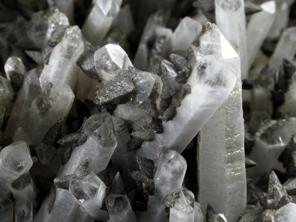 Quartz with Calcite from Ouray District, Ouray County, Colorado