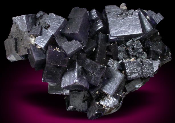 Fluorite with Calcite, Barite, Chalcopyrite, Pyrite from Annabel Lee Mine, Harris Creek District, Hardin County, Illinois