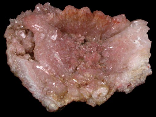 Quartz pseudomorph after Fluorite from Sidi Rahal, 10 km east-northeast of At Ourir, El Kela des Sraghna, Morocco