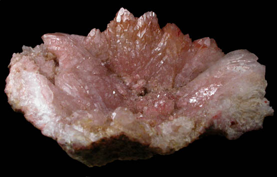 Quartz pseudomorph after Fluorite from Sidi Rahal, 10 km east-northeast of At Ourir, El Kela des Sraghna, Morocco