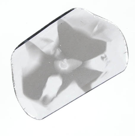 Diamond (0.32 carat polished slice with sector-zoned inclusions) from Zimbabwe