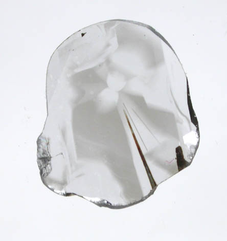 Diamond (0.17 carat polished slice with sector-zoned inclusions) from Zimbabwe