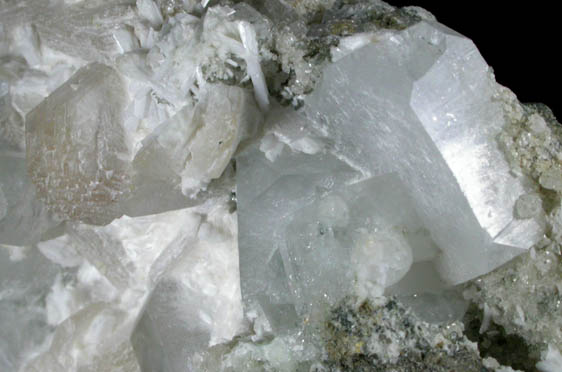 Apophyllite, Stilbite, Laumontite from Upper New Street Quarry, Paterson, Passaic County, New Jersey