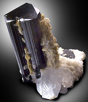 Schorl and Albite from Shengus, Gilgit-Baltistan, Pakistan