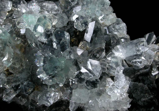 Quartz with green phantom inclusions from Hardshell Mine, Santa Cruz County, Arizona