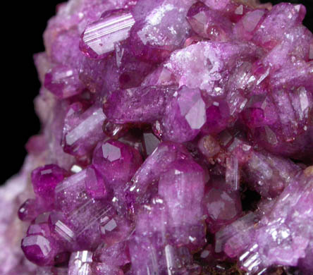 Vesuvianite (purple) from Jeffrey Mine, Asbestos, Qubec, Canada