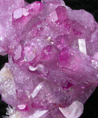 Vesuvianite (purple) from Jeffrey Mine, Asbestos, Qubec, Canada