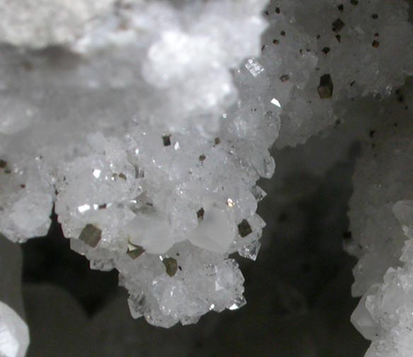 Calcite, Quartz and Pyrite Geode from Sheffler's Geode Mine, Alexandria, Clark County, Missouri