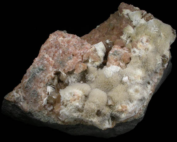 Chabazite with Natrolite and Stilbite from Kibblehouse Quarry, Perkiomenville, Montgomery County, Pennsylvania