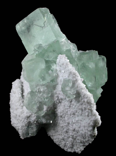 Fluorite with Quartz from Shangbao Mine, Leiyang, Hunan, China