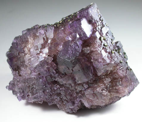 Fluorite with Chalcopyrite from Denton Mine, Harris Creek District, Hardin County, Illinois