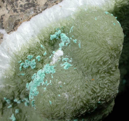 Hemimorphite with Aurichalcite from Santa Eulalia District, Aquiles Serdn, Chihuahua, Mexico