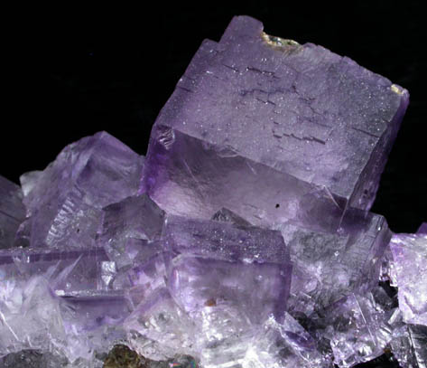 Fluorite on Sphalerite from Elmwood Mine, Carthage, Smith County, Tennessee