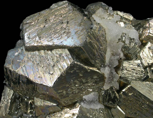 Pyrite with Quartz from Julcani District, Huancavelica, Peru